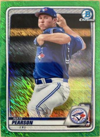 Nate Pearson [Green Shimmer Refractor] #BCP-124