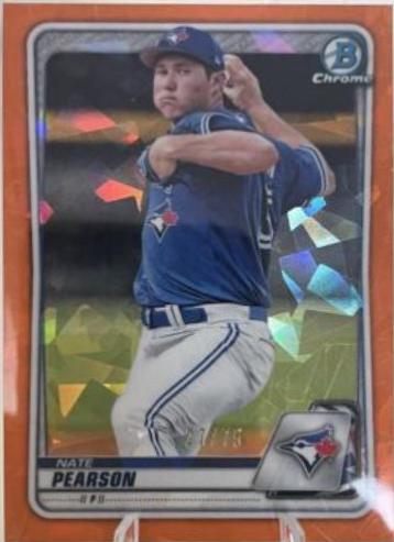 Nate Pearson [Orange Shimmer Refractor] #BCP-124