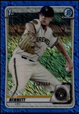 Nick Bennett [Blue Shimmer Refractor] #BCP-140