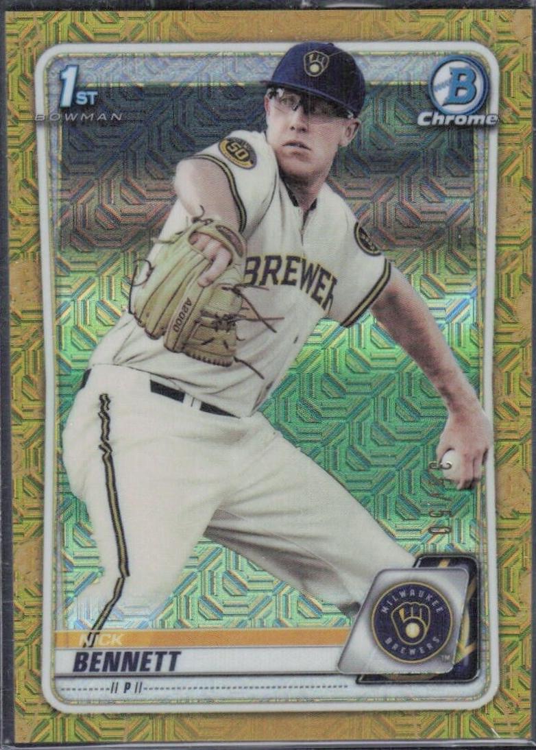 Nick Bennett [Gold Refractor Mega Box Mojo] #BCP-140