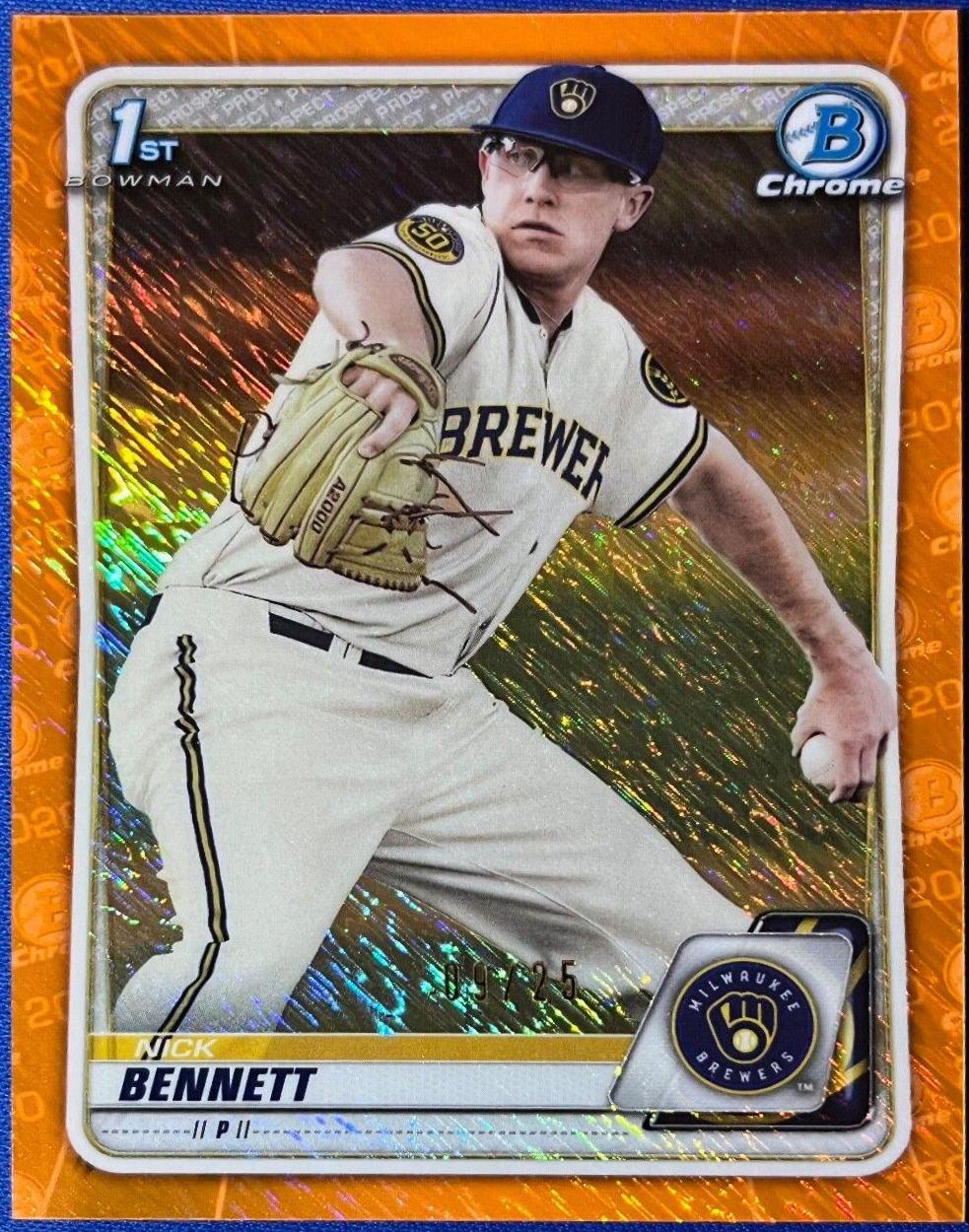 Nick Bennett [Orange Shimmer Refractor] #BCP-140