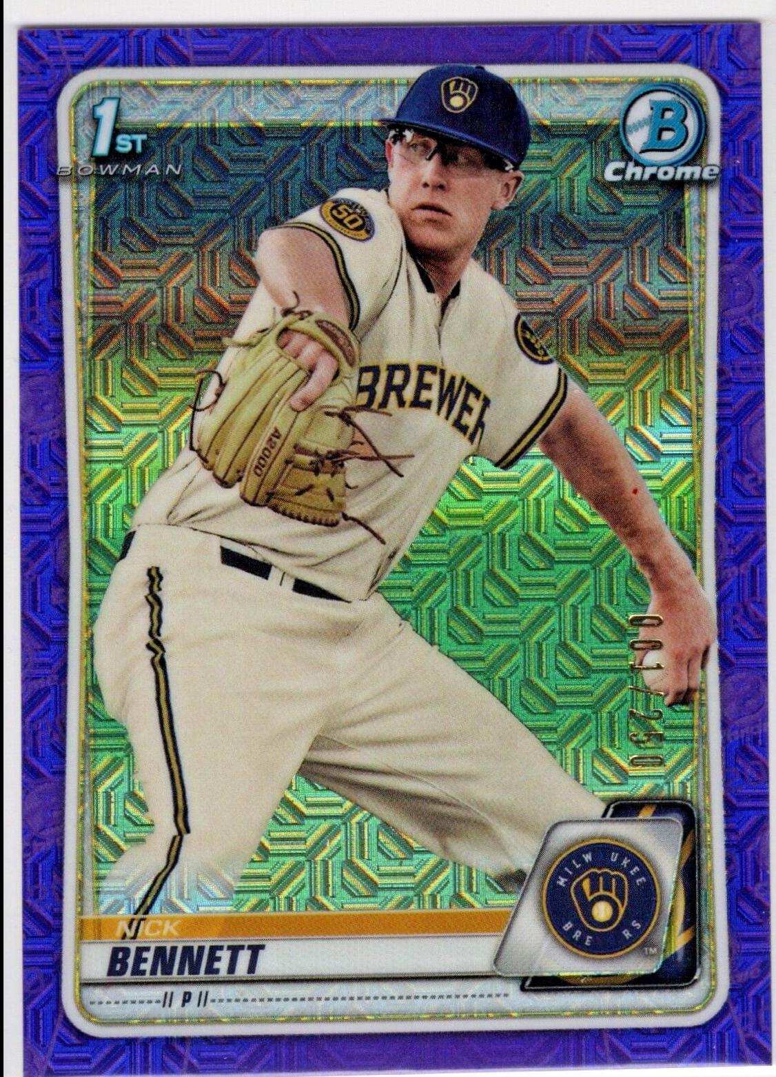 Nick Bennett [Purple Refractor Mega Box Mojo] #BCP-140