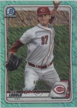 Nick Lodolo [Aqua Shimmer Refractor] #BCP-39