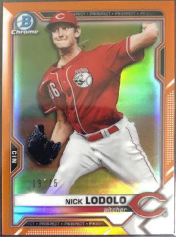Nick Lodolo [Orange Refractor] #BCP-39