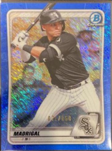 Nick Madrigal [Blue Shimmer Refractor] #BCP-101