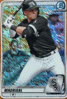 Nick Madrigal [Orange Shimmer Refractor] #BCP-101