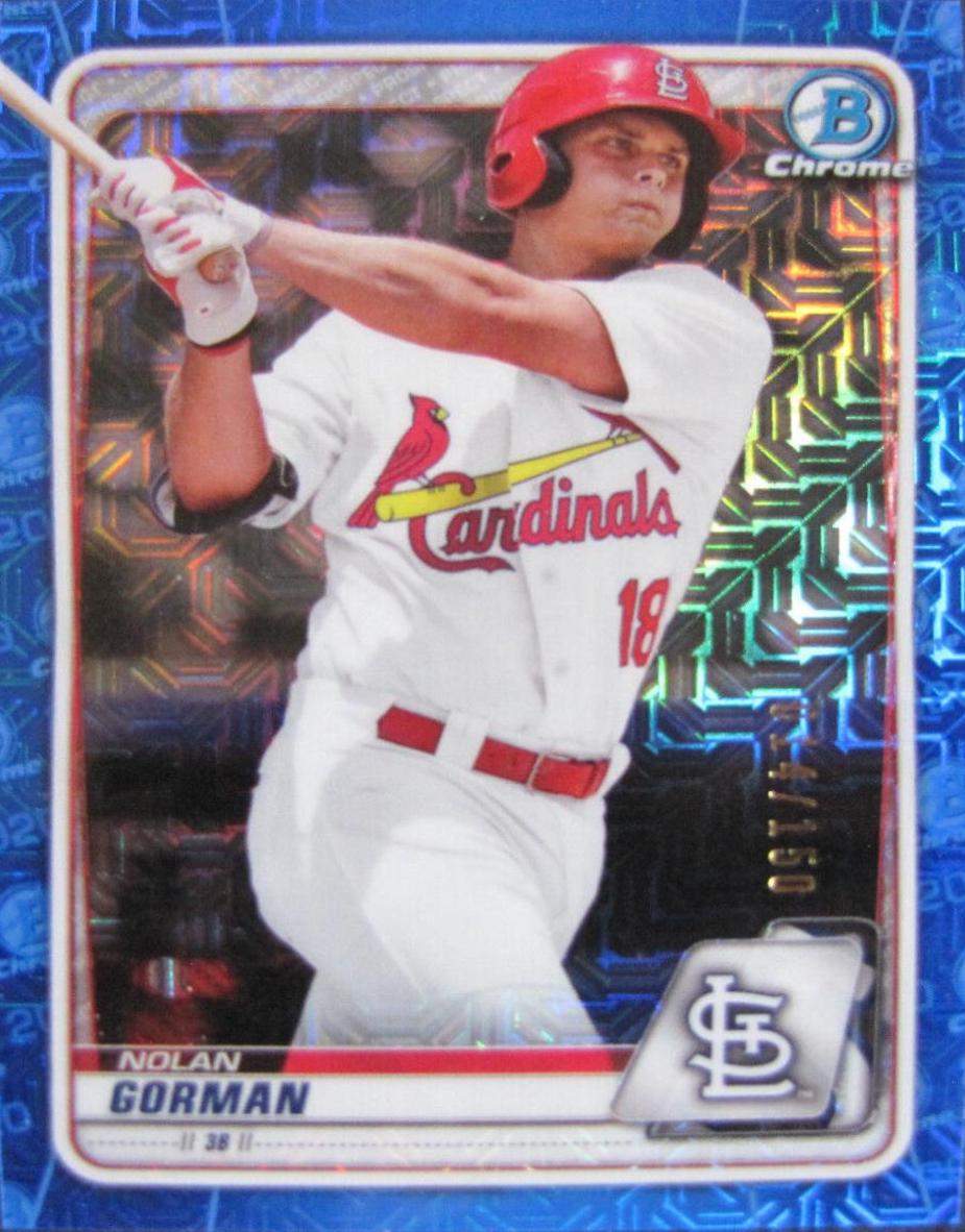 Nolan Gorman [Blue Refractor] #BCP-66