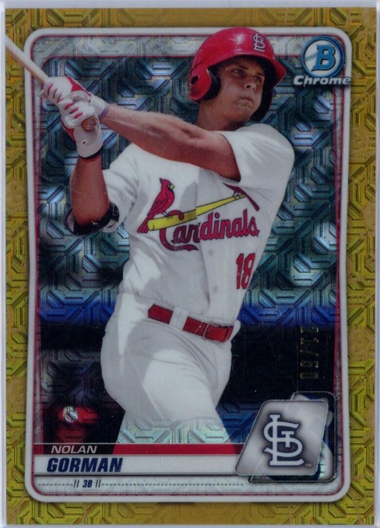 Nolan Gorman [Gold Refractor] #BCP-66