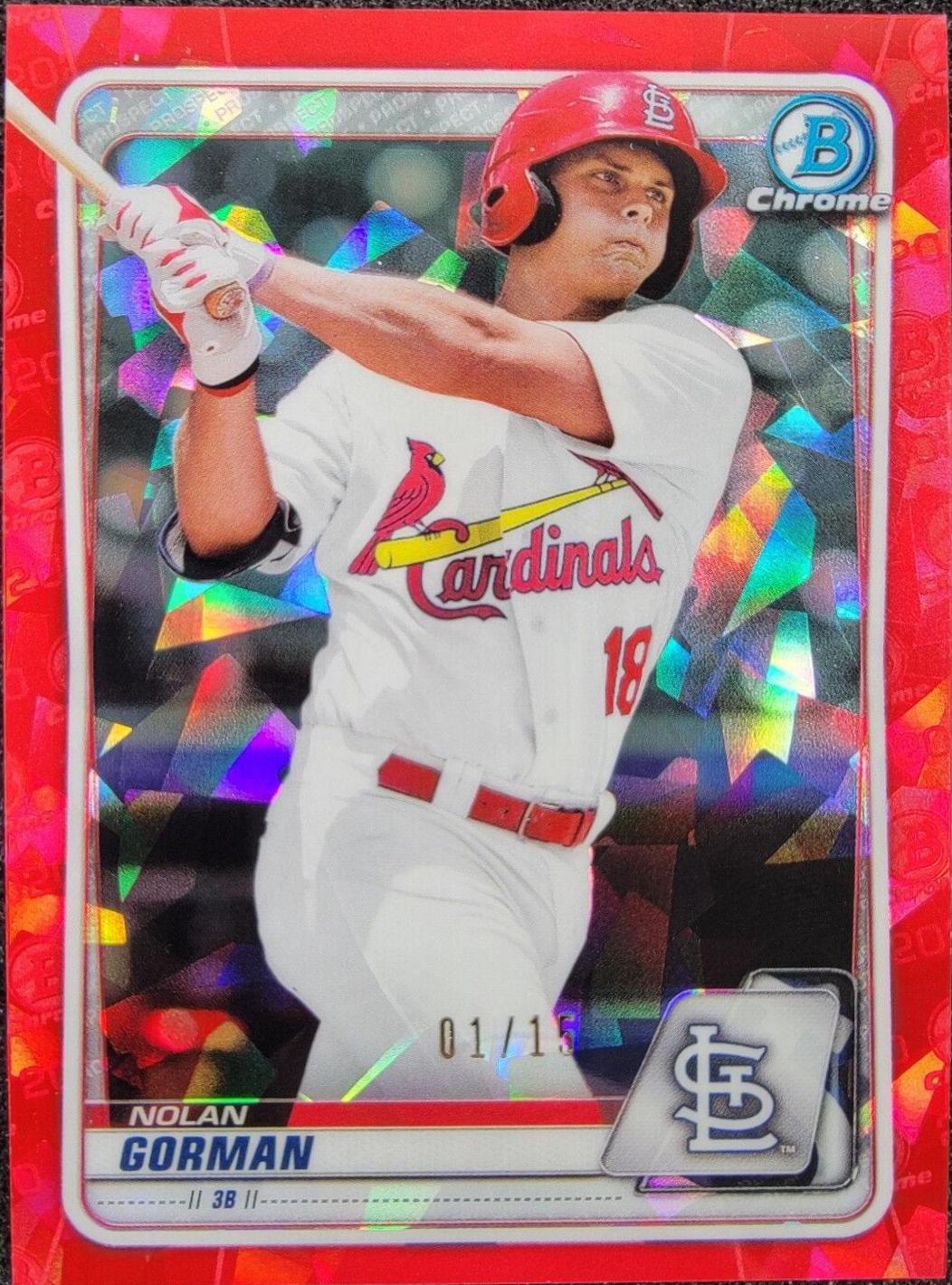 Nolan Gorman [Red Shimmer Refractor] #BCP-66
