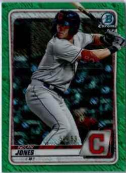 Nolan Jones [Green Shimmer Refractor] #BCP-95