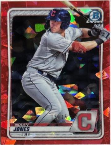 Nolan Jones [Red Shimmer Refractor] #BCP-95