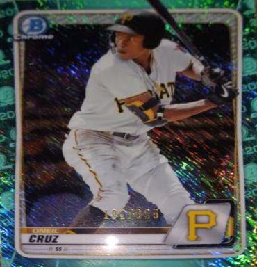 Oneil Cruz [Aqua Shimmer Refractor] #BCP-111