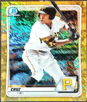 Oneil Cruz [Gold Shimmer Refractor] #BCP-111