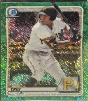 Oneil Cruz [Green Shimmer Refractor] #BCP-111
