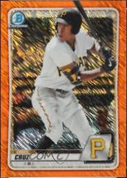 Oneil Cruz [Orange Shimmer Refractor] #BCP-111