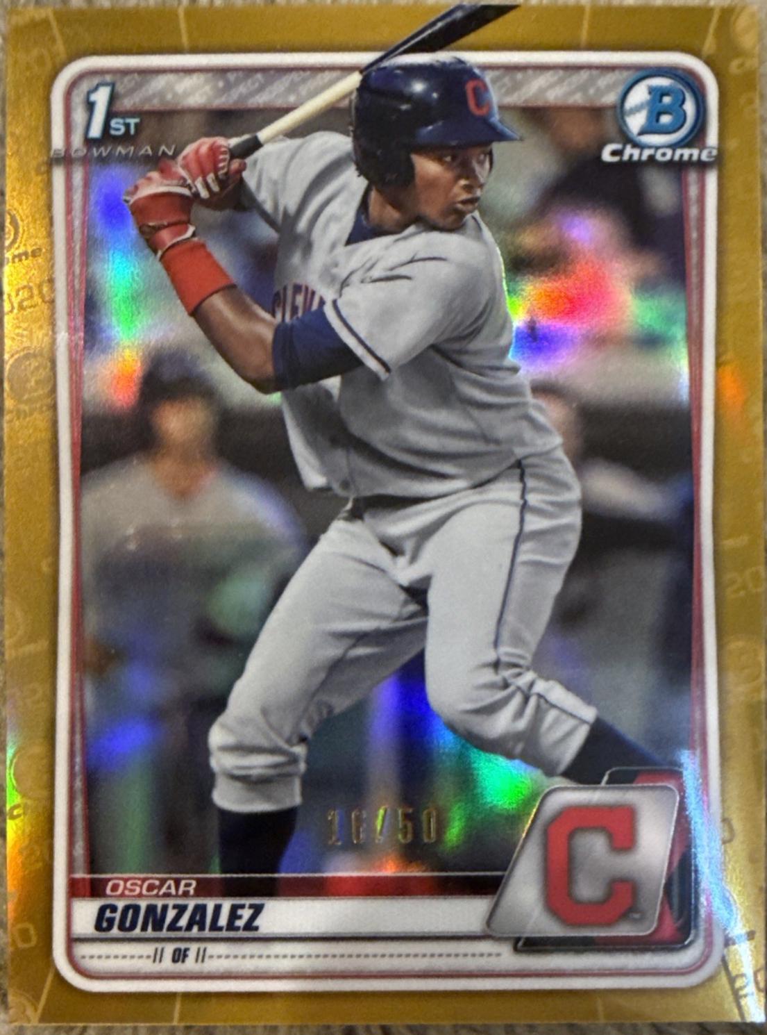 Oscar Gonzalez [Gold Refractor] #BCP-109