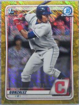 Oscar Gonzalez [Gold Shimmer Refractor] #BCP-109