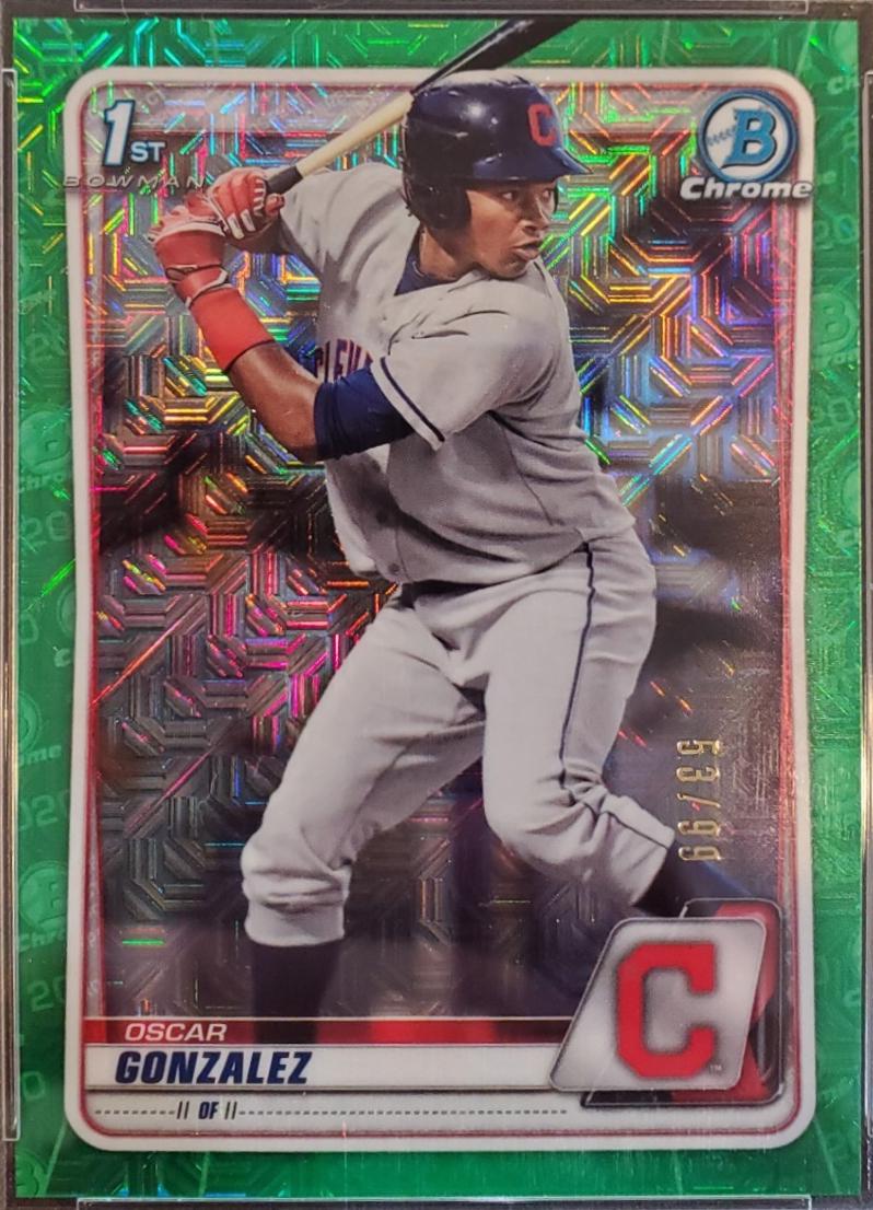 Oscar Gonzalez [Green Shimmer Refractor] #BCP-109