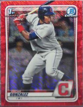 Oscar Gonzalez [Red Shimmer Refractor] #BCP-109