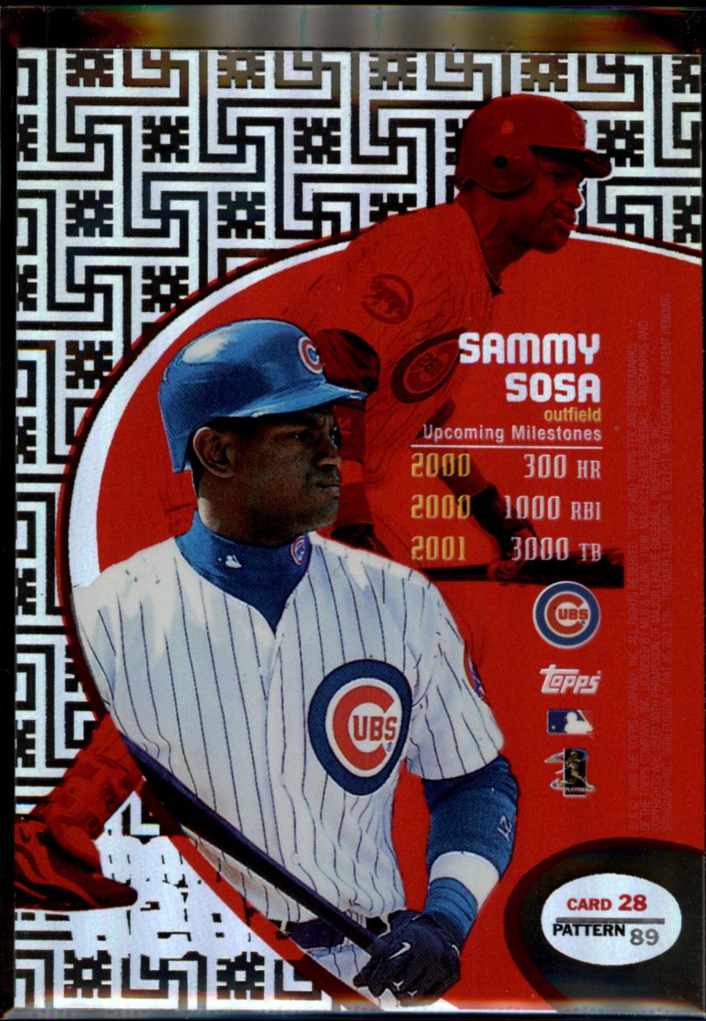 Sammy Sosa [Pattern 89] #28