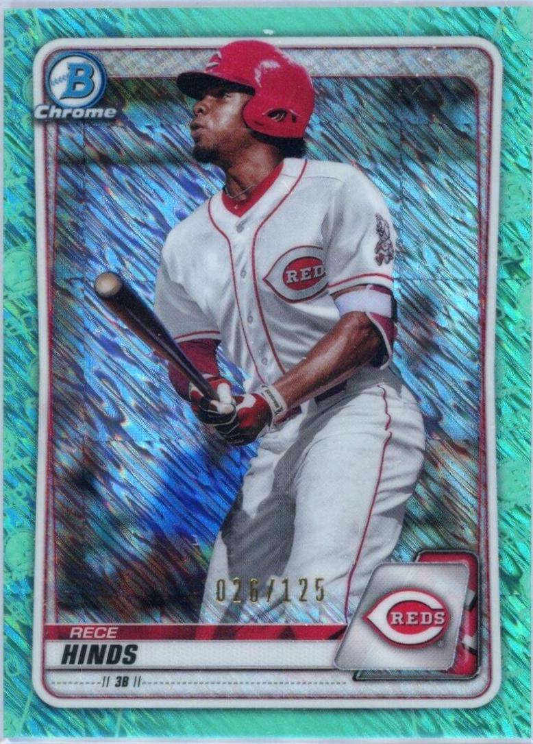 Rece Hinds [Aqua Shimmer Refractor] #BCP-41