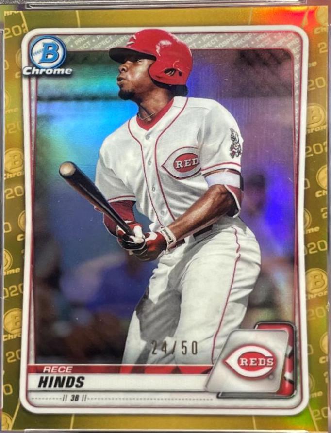 Rece Hinds [Gold Refractor] #BCP-41