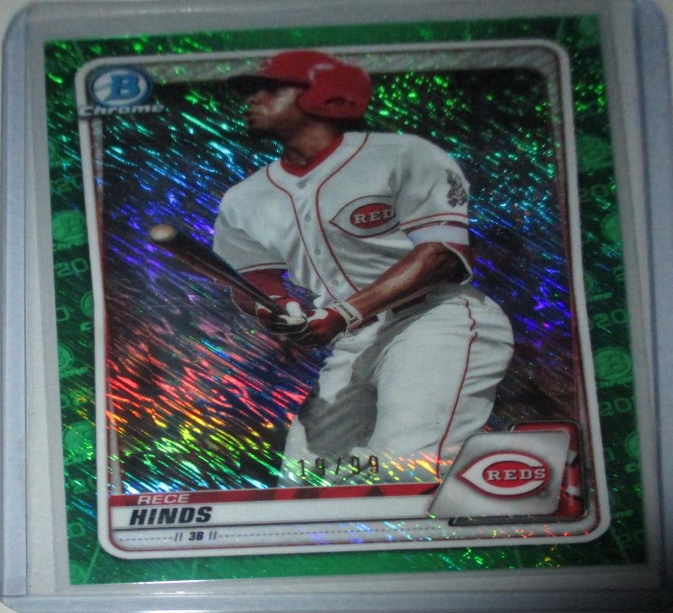 Rece Hinds [Green Shimmer Refractor] #BCP-41
