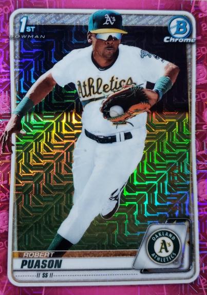 Robert Puason [Pink Refractor Mega Box Mojo] #BCP-145
