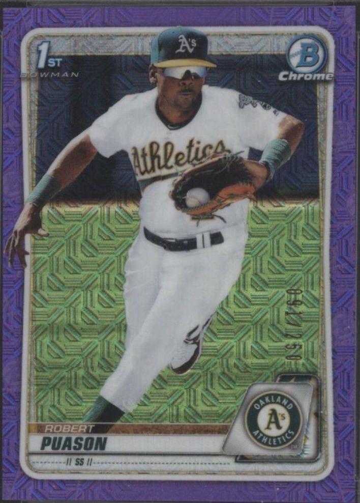 Robert Puason [Purple Refractor Mega Box Mojo] #BCP-145