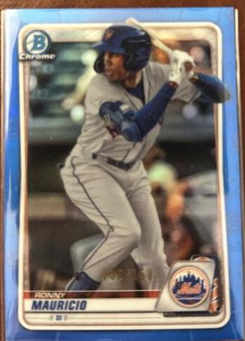 Ronny Mauricio [Blue Refractor] #BCP-28