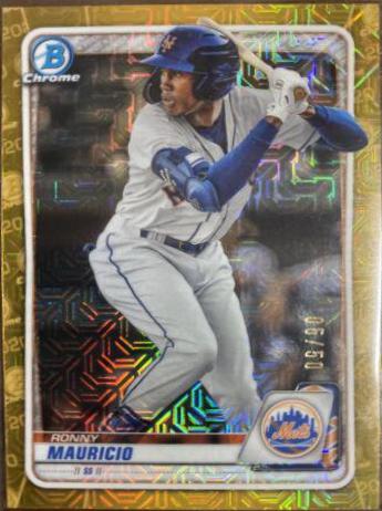 Ronny Mauricio [Gold Shimmer Refractor] #BCP-28