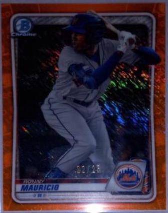 Ronny Mauricio [Orange Shimmer Refractor] #BCP-28
