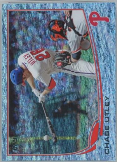 Chase Utley [Silver Slate Blue Sparkle] #26