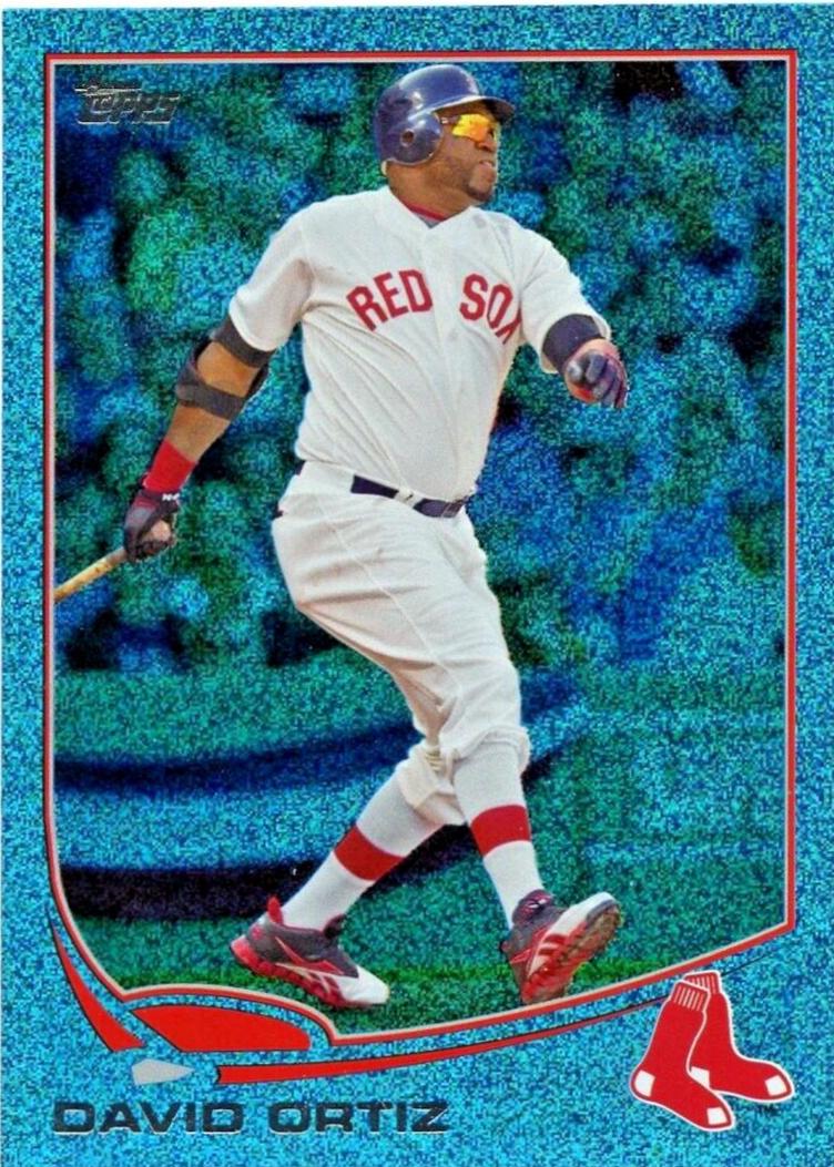 David Ortiz [Silver Slate Blue Sparkle] #595
