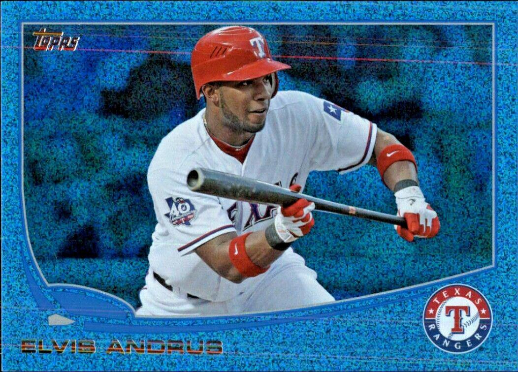 Elvis Andrus [Silver Slate Framed] #436