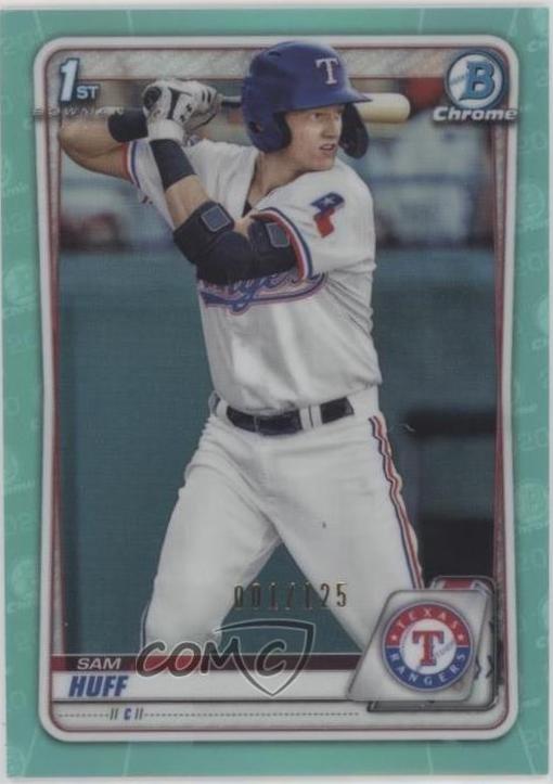 Sam Huff [Aqua Refractor] #BCP-33