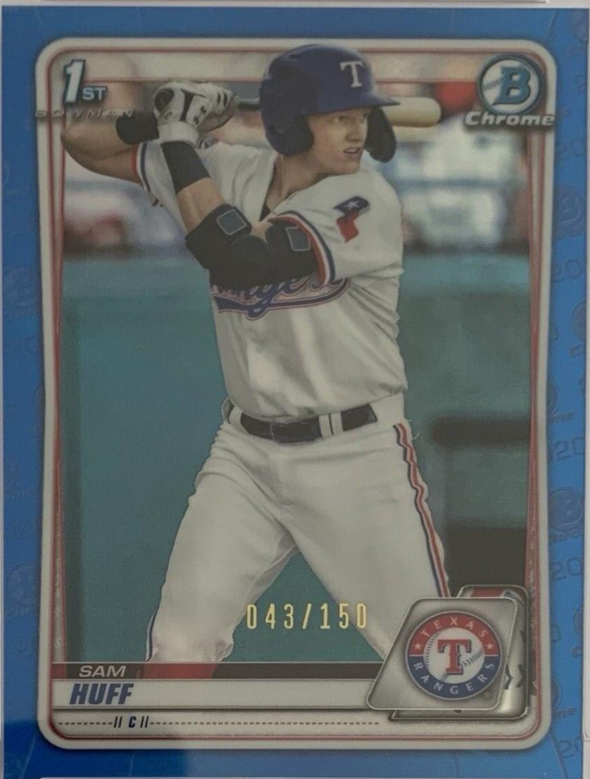 Sam Huff [Blue Refractor] #BCP-33