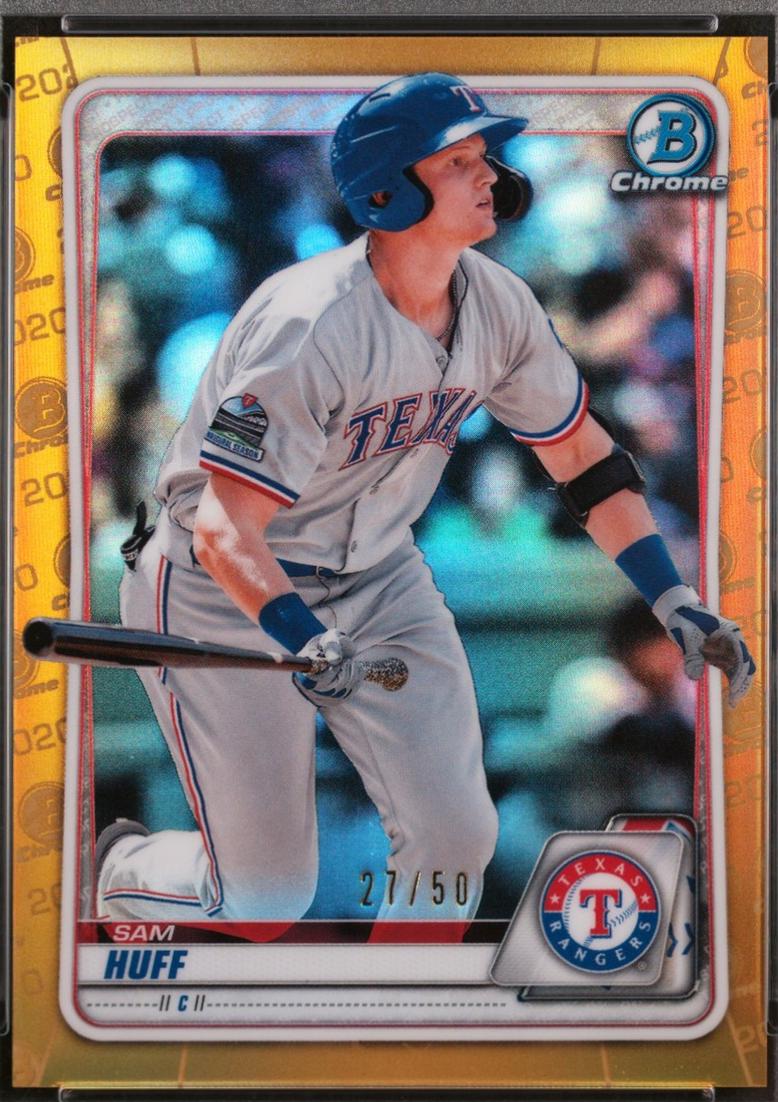 Sam Huff [Gold Refractor] #BCP-237