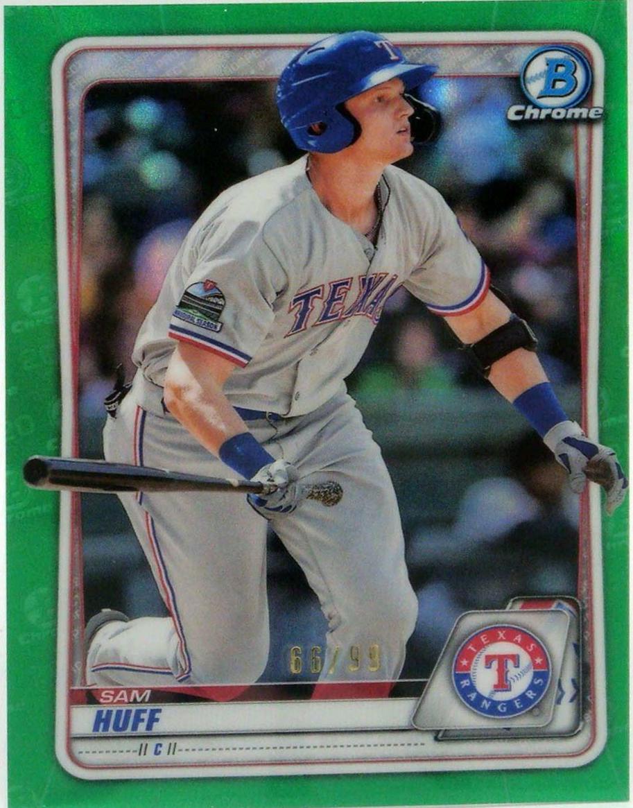 Sam Huff [Green Refractor] #BCP-237