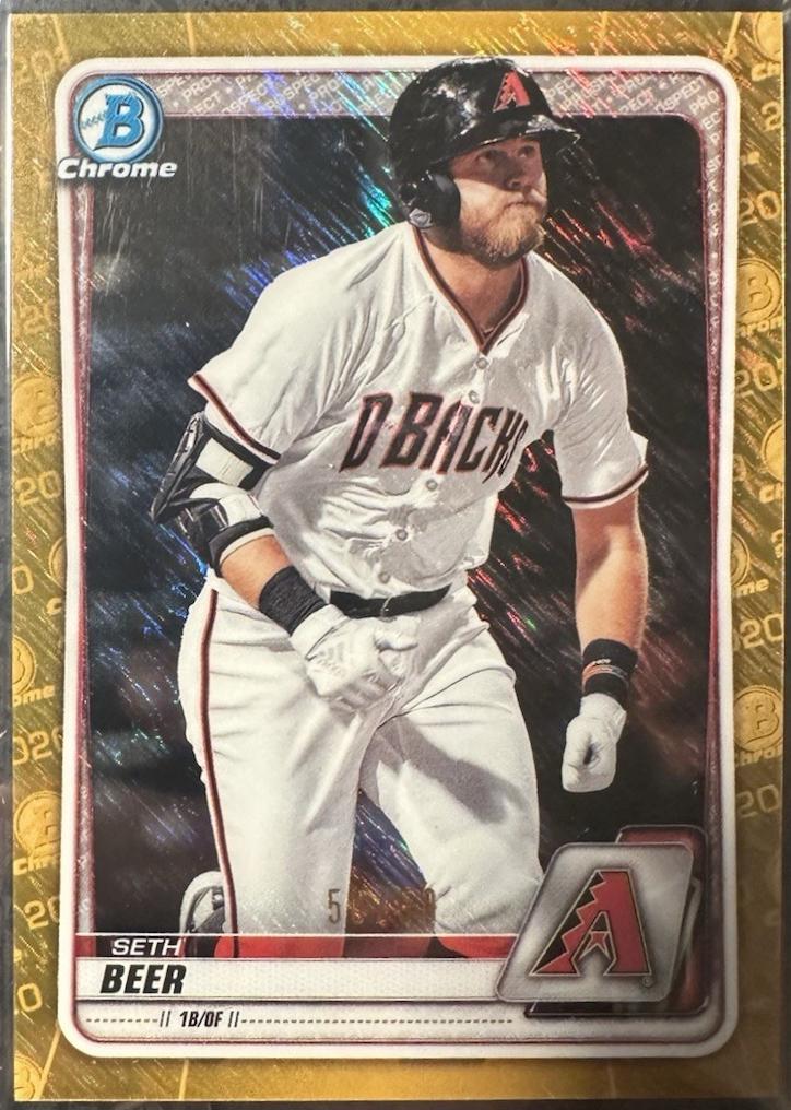 Seth Beer [Gold Shimmer Refractor] #BCP-75