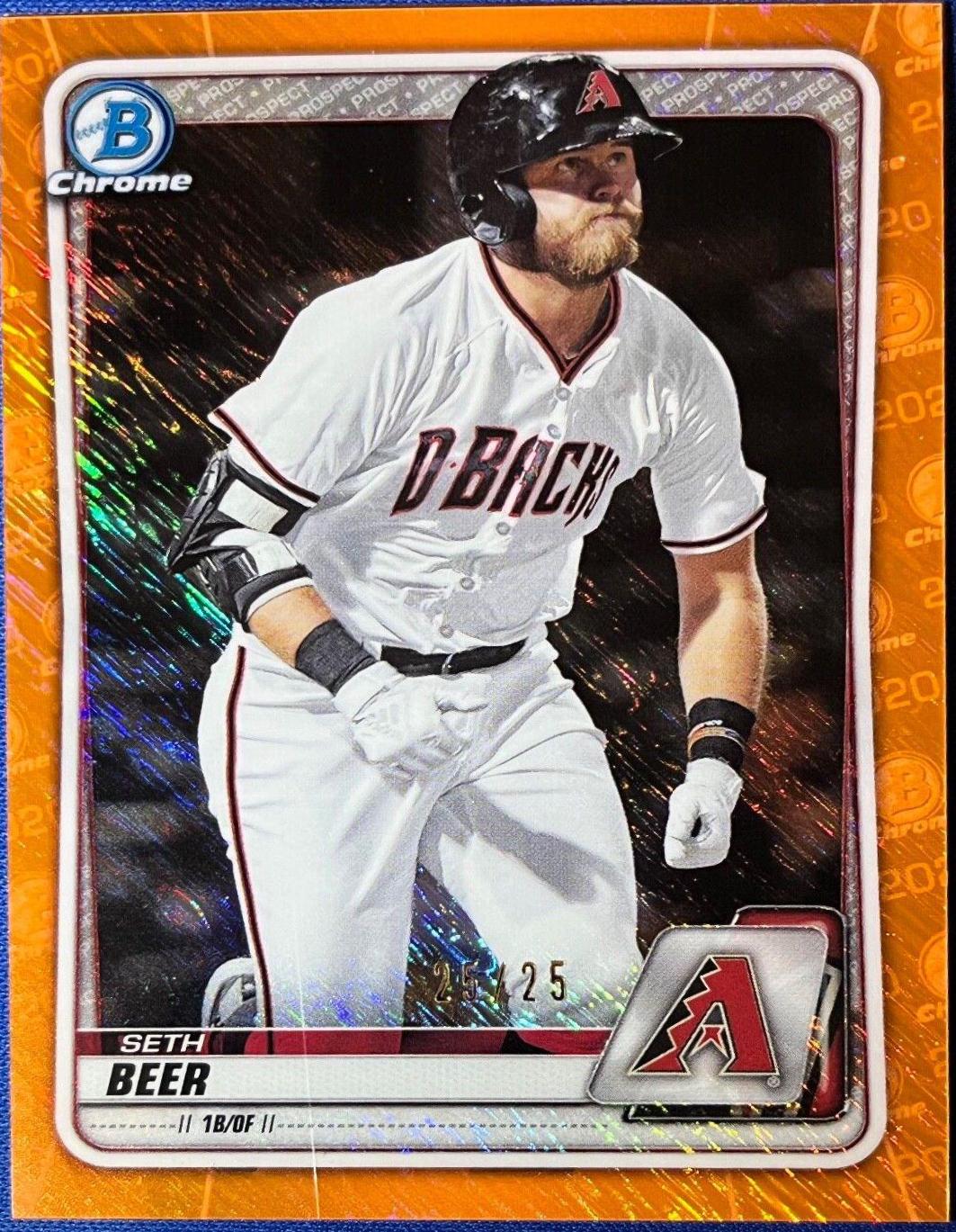 Seth Beer [Orange Shimmer Refractor] #BCP-75