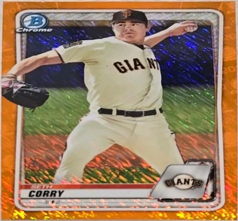 Seth Corry [Orange Shimmer Refractor] #BCP-242
