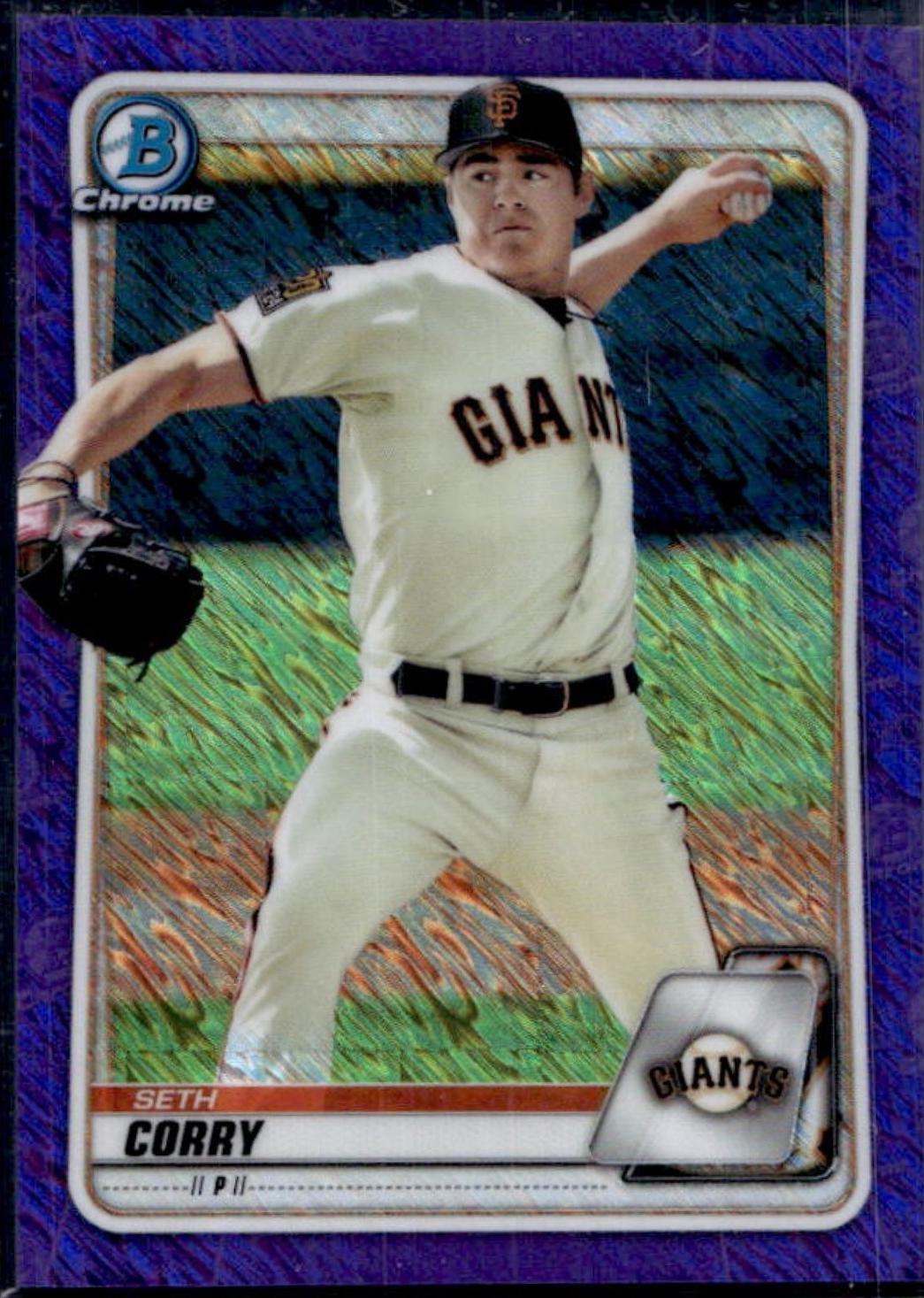 Seth Corry [Purple Shimmer Refractor] #BCP-242