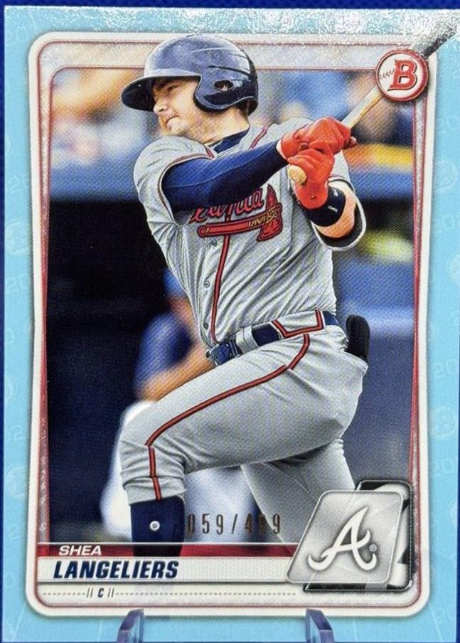 Shea Langeliers [Blue Shimmer Refractor] #BCP-21