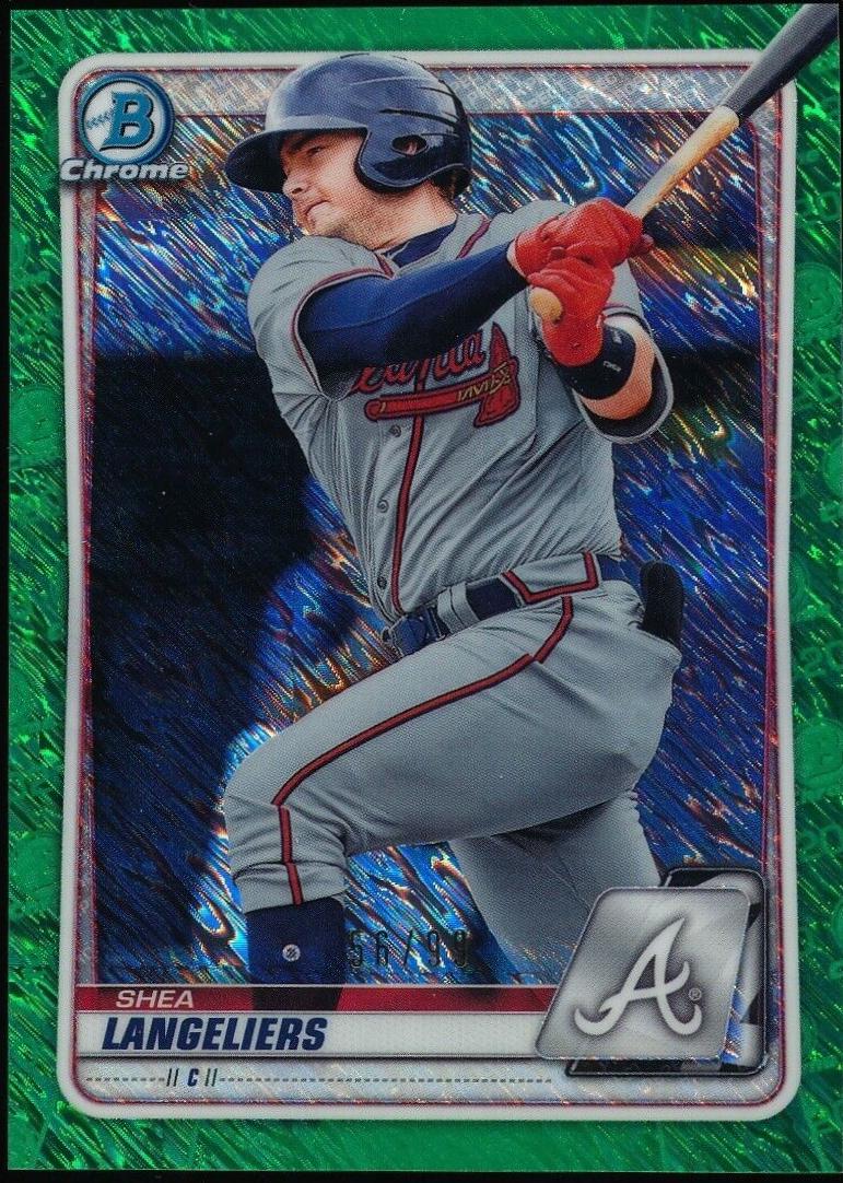 Shea Langeliers [Green Shimmer Refractor] #BCP-21