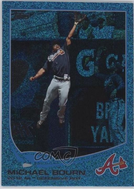 Michael Bourn [Silver Slate Blue Sparkle] #540