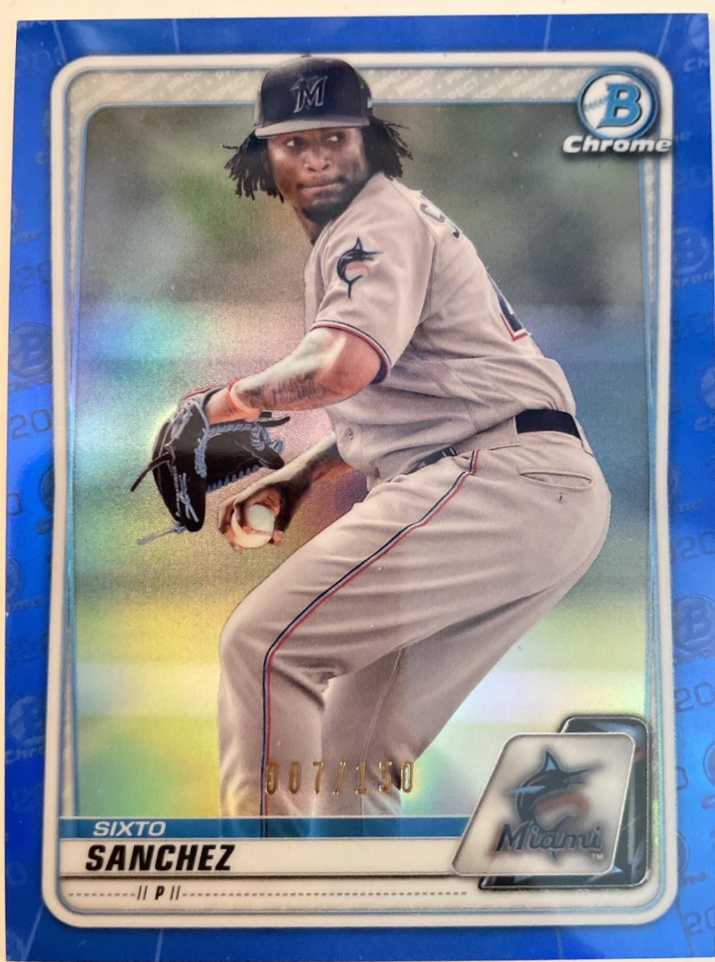 Sixto Sanchez [Blue Refractor] #BCP-79