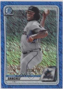 Sixto Sanchez [Blue Shimmer Refractor] #BCP-79