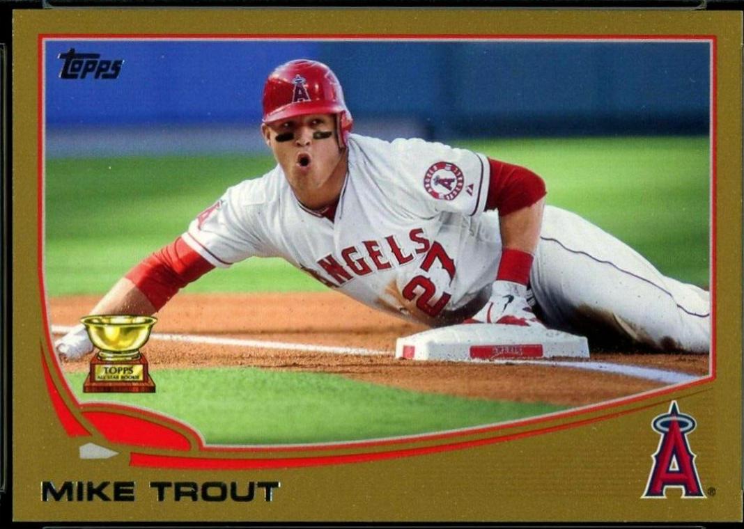 Mike Trout [Sliding Gold] #27