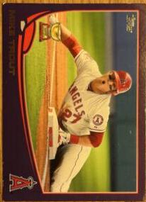 Mike Trout [Sliding Purple Border] #27